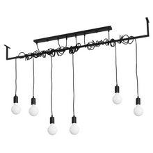Salamanca 6 Chandelier in Black