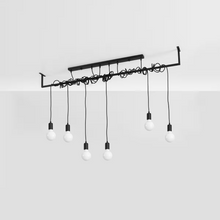 Salamanca 6 Chandelier in Black