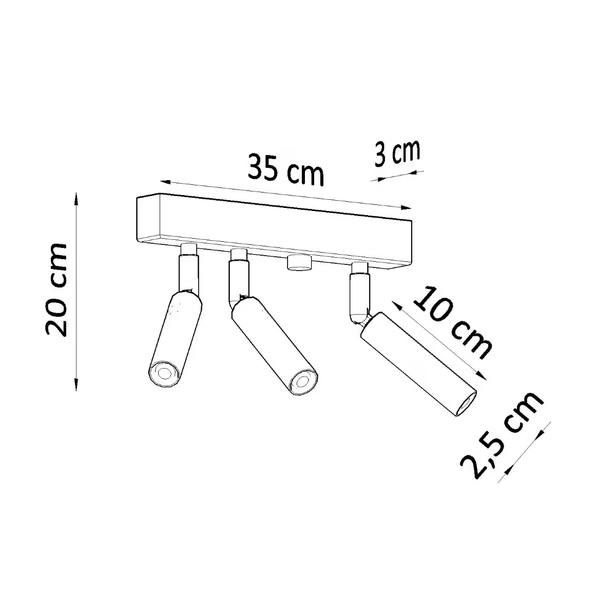Eyetech 3 Ceiling Light