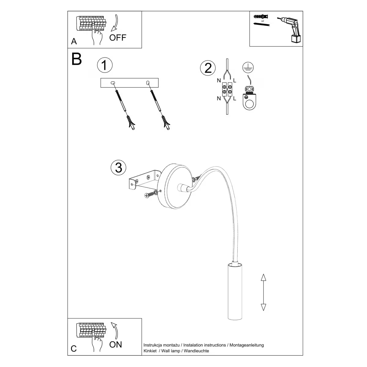 Axil Wall Light