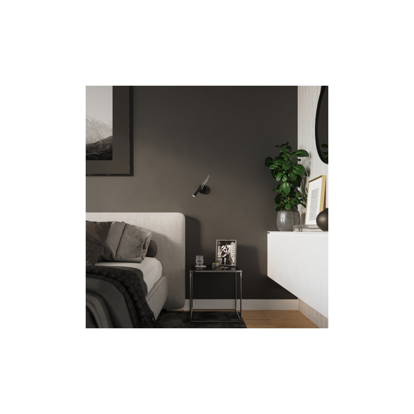 Axil Wall Light in Black