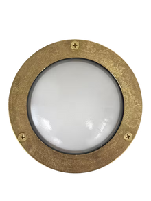 Outdoor Plain Compact Mini Circular Bulkhead Wall Light