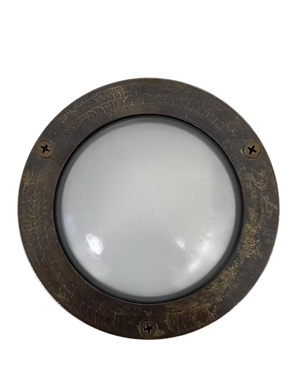 Outdoor Plain Compact Mini Circular Bulkhead Wall Light