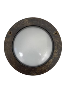 Outdoor Plain Compact Mini Circular Bulkhead Wall Light