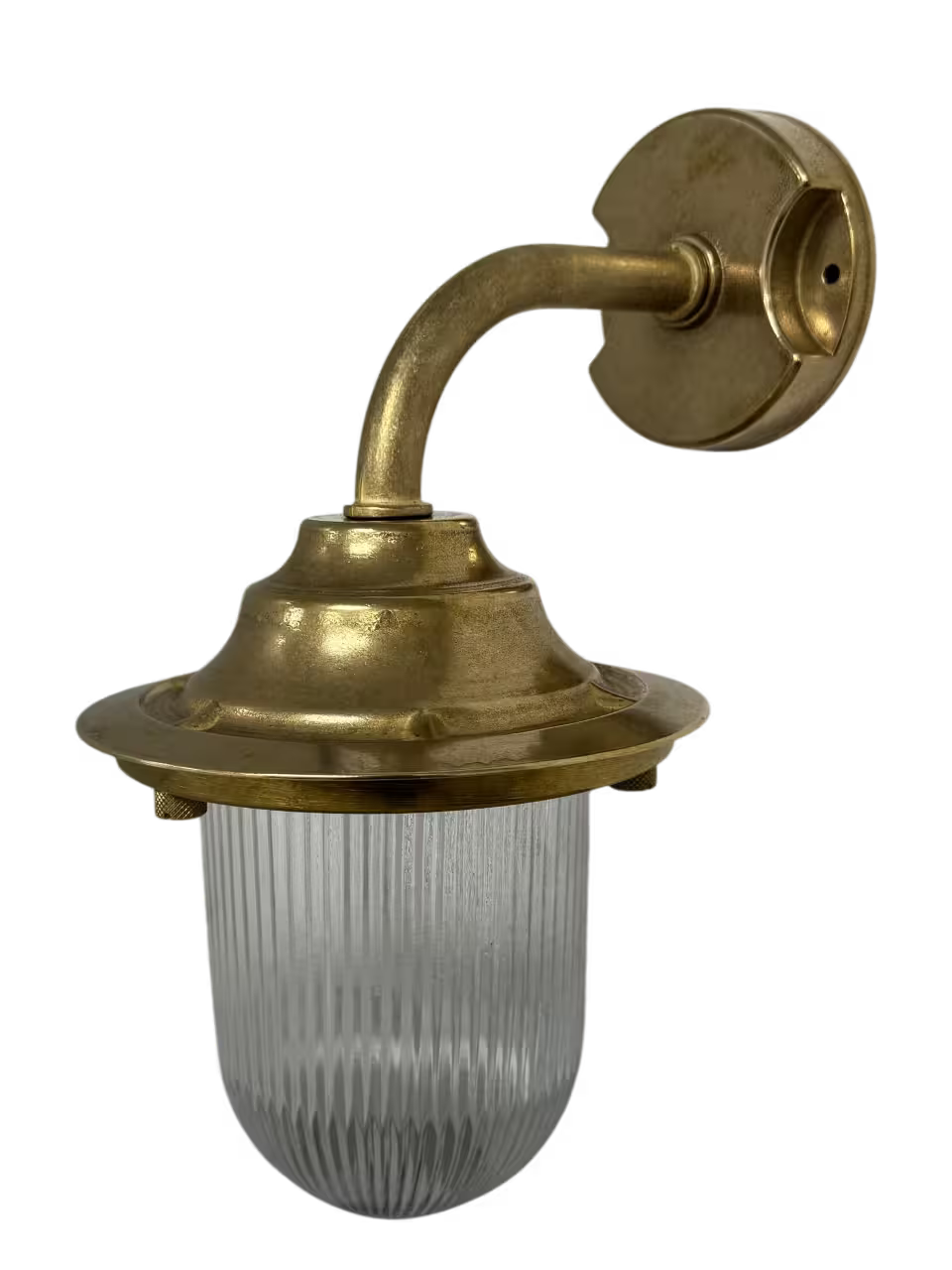 Outdoor Plain Goose Neck Wall Lantern