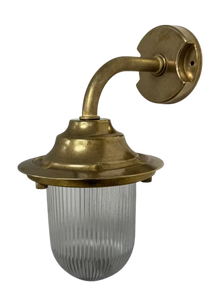 Outdoor Plain Goose Neck Wall Lantern