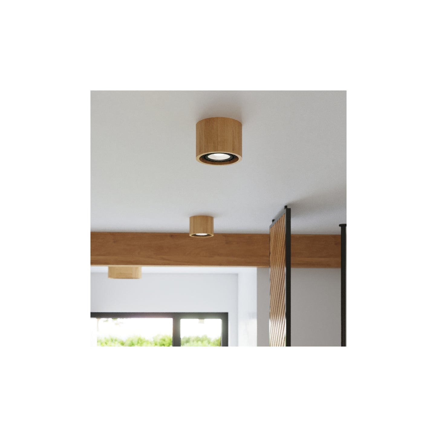 Basic 1 Planfond in Natural Wood