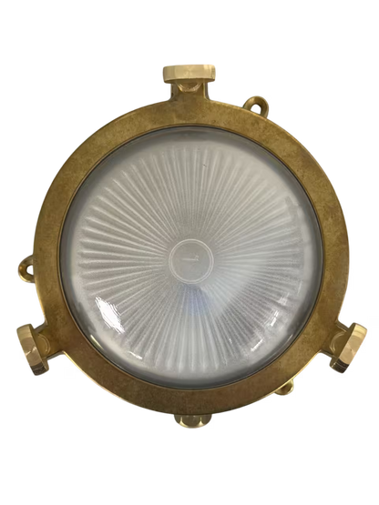 Plain Mini Porthole Bulkhead Outdoor Wall Light