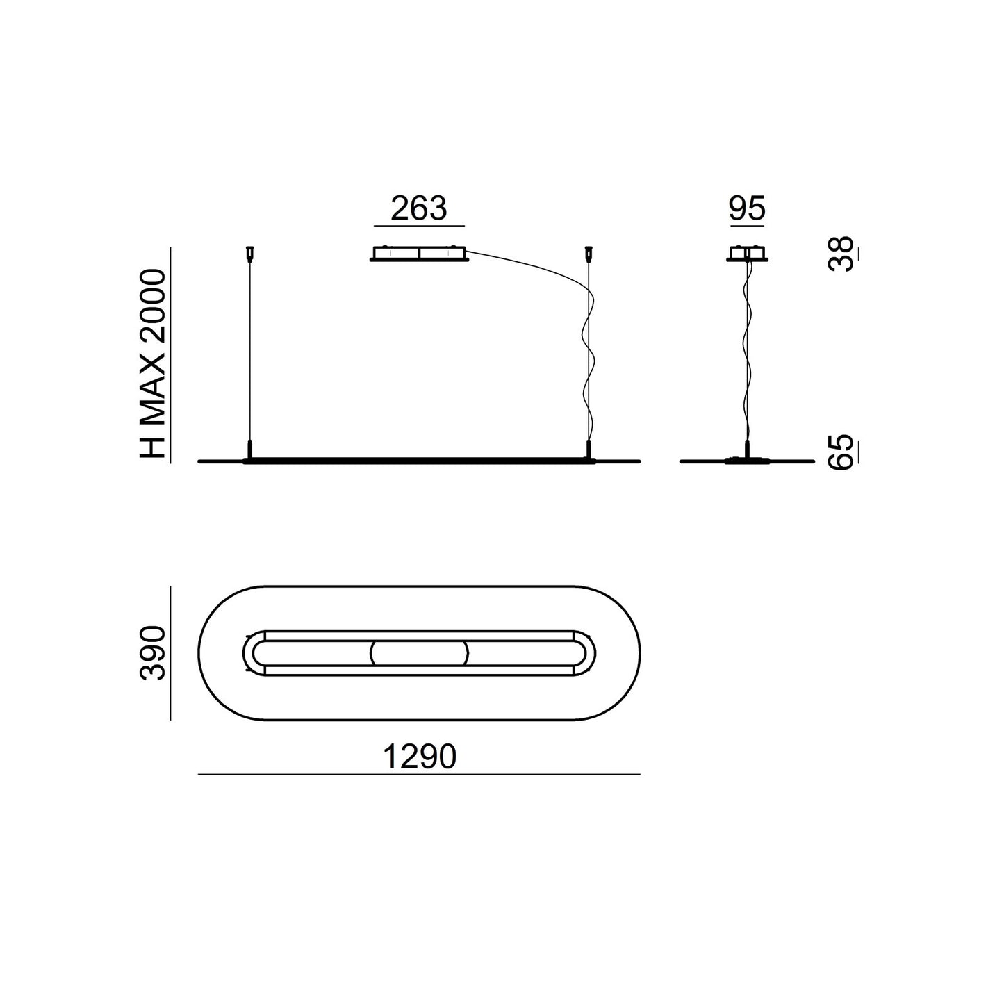 Opti Line LED Pendant