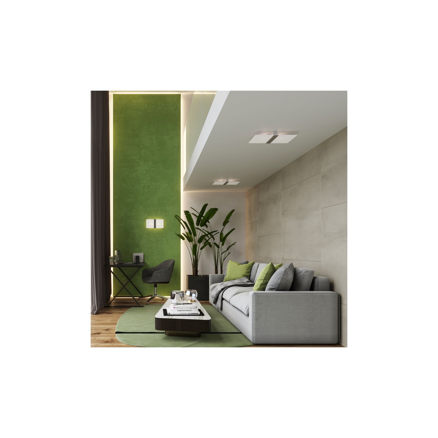 Azalia Wall Light in White
