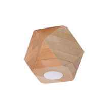Woody 1 Ceiling Light in Natural Wood