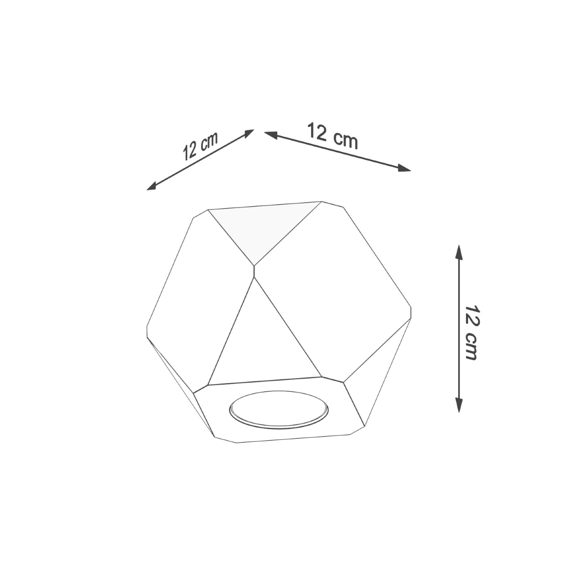 Sollux Woody Surface Ceiling Light