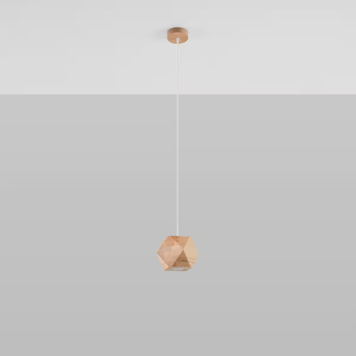 Woody Pendant in Natural Wood