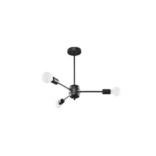 Lango 3 Chandelier in Black