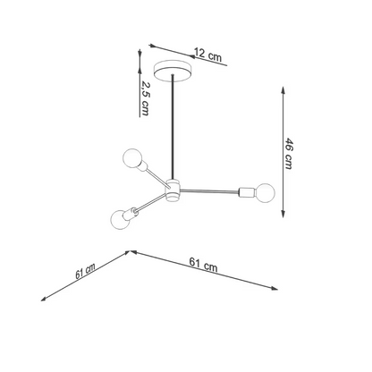 Lango 3 Chandelier