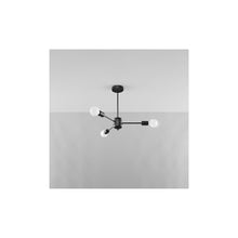 Lango 3 Chandelier in Black
