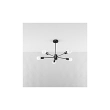 Lango 5 Chandelier in Black