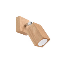 Keke Wall Light in Oak
