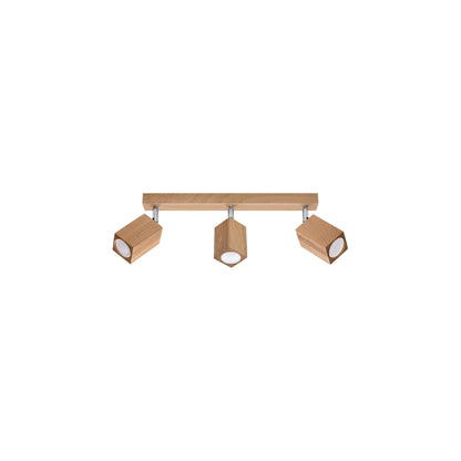 Keke 3 Ceiling Light in Oak