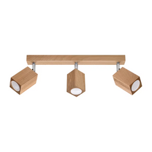 Keke 3 Ceiling Light in Oak