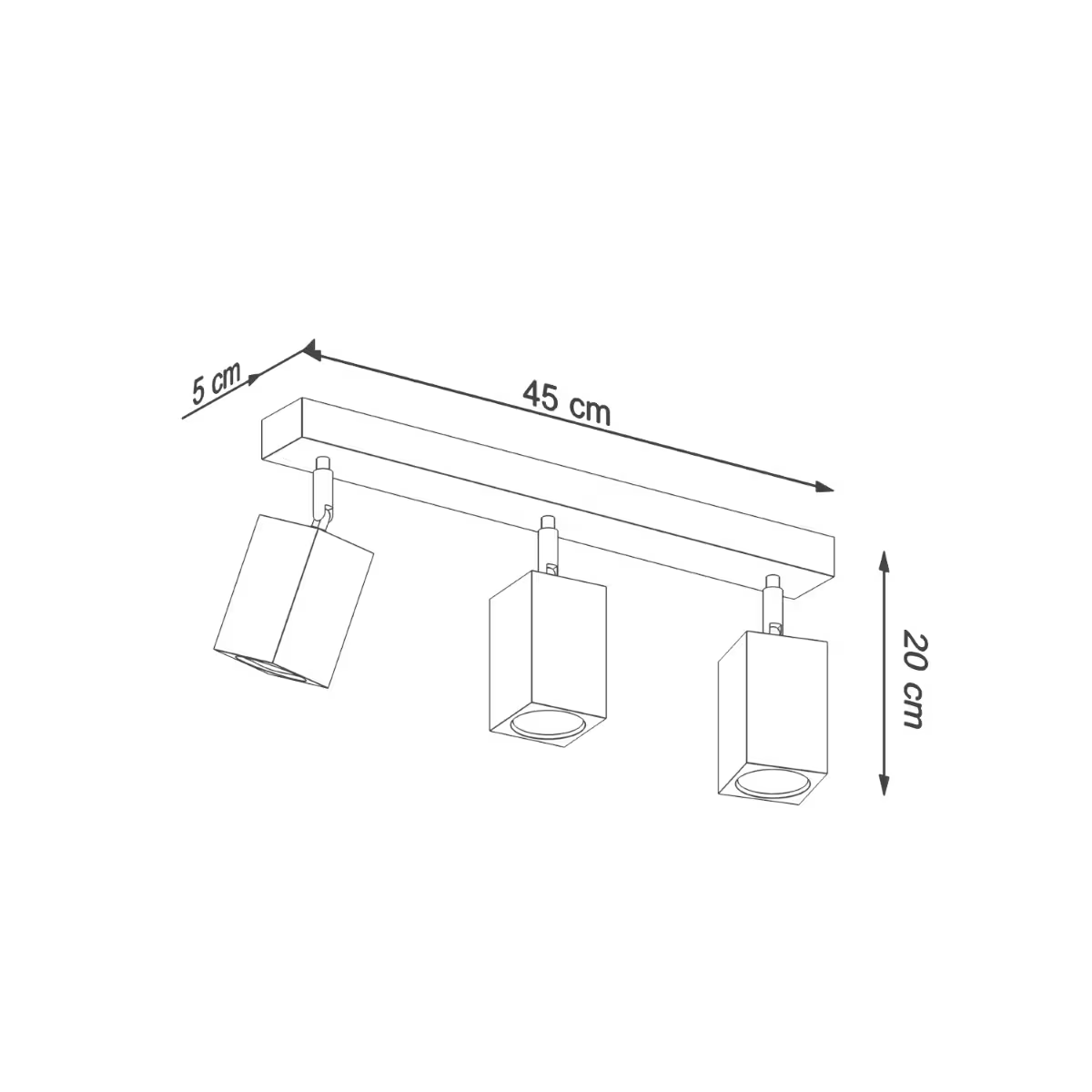Keke 3 Ceiling Light