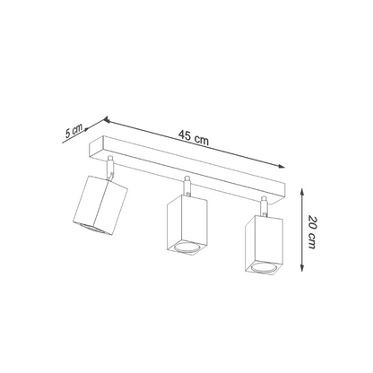 Keke 3 Ceiling Light