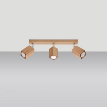 Keke 3 Ceiling Light in Oak