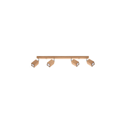 Keke 4 Ceiling Light in Oak
