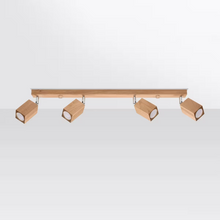 Keke 4 Ceiling Light in Oak