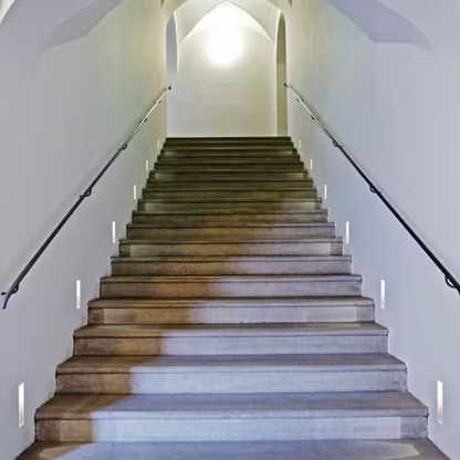 Borgo Trimless 35 Small Matt White LED Wall Recessed