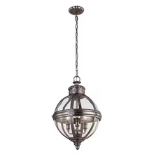 Adams 3-Light Clear Glass Pendant