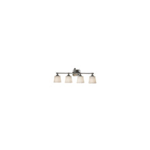 Concord 4-Light Opal Glass Wall Lamp with Cut Corner Detail