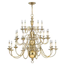 25-Light Chandelier Solid Brass