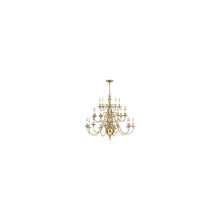 25-Light Chandelier Solid Brass