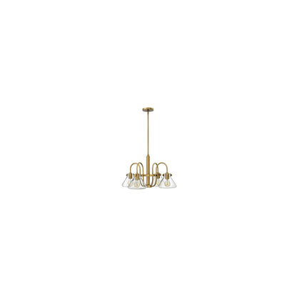 Congress Four-Light Clear Glass Chandelier