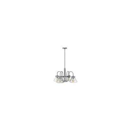 Congress Four-Light Clear Glass Chandelier
