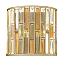 Gemma Two-Light Wall Bracket with Stunning Rectangular Prisms