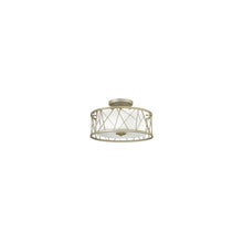Nest Silver Leaf Semi Flush