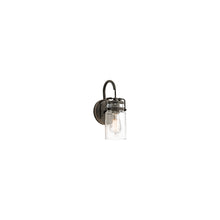 Brinley Single Clear Glass Wall Light
