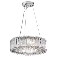 Crystal Skye 6 Light LED Pendant Polished Chrome