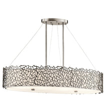 Elstead Silver Coral Pendant
