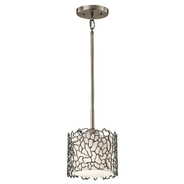 Elstead Silver Coral Pendant