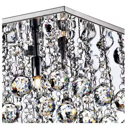 Abacus 8-Light Flush Mount