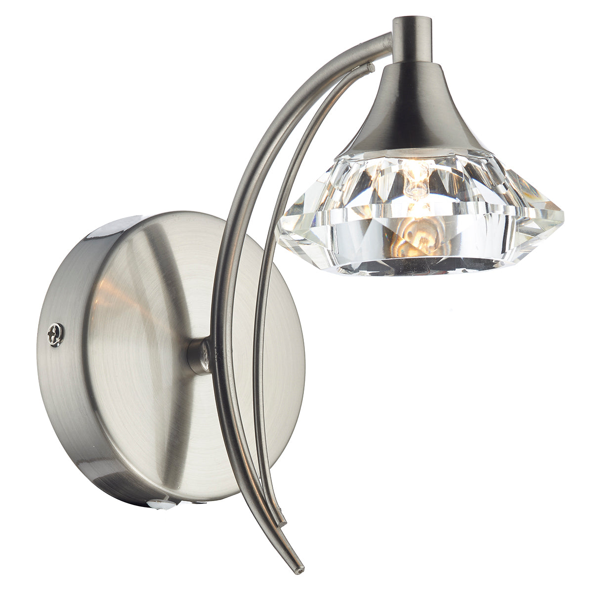 Dar Luther 1lt Wall Light
