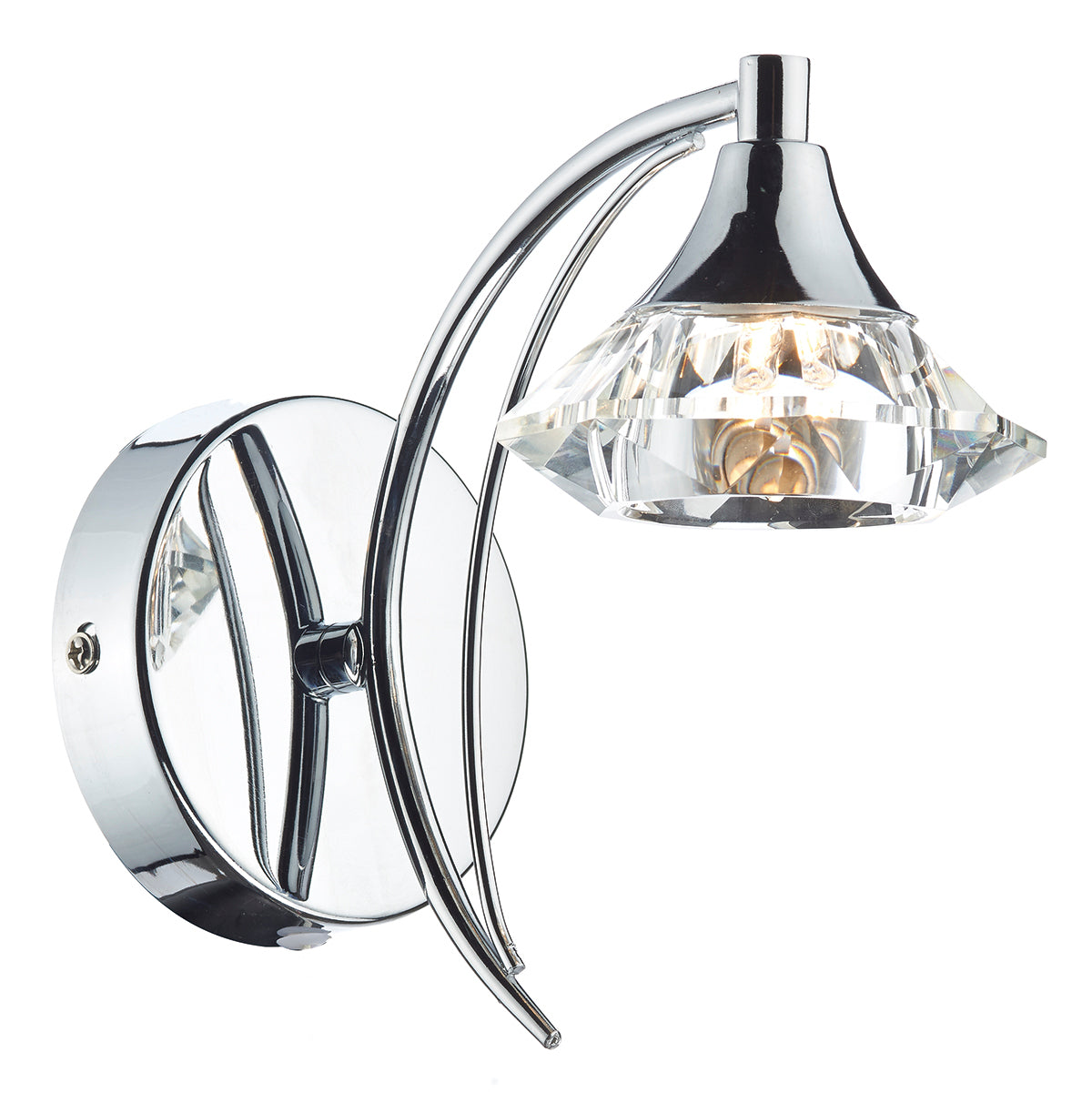Dar Luther 1lt Wall Light