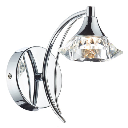 Dar Luther 1lt Wall Light