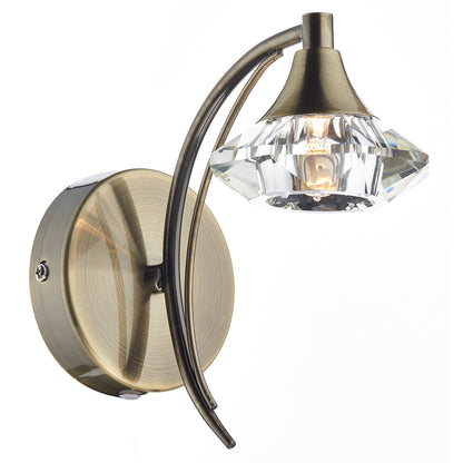 Dar Luther 1lt Wall Light