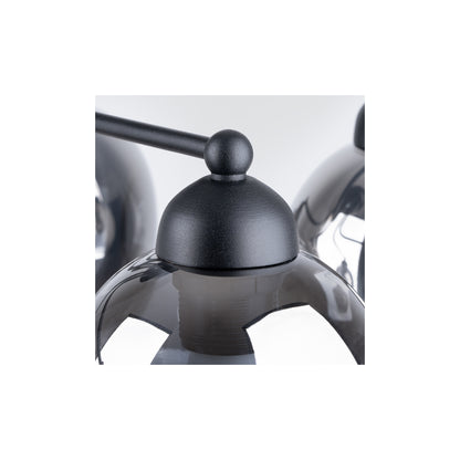 Fillan 5 Chandelier in Black