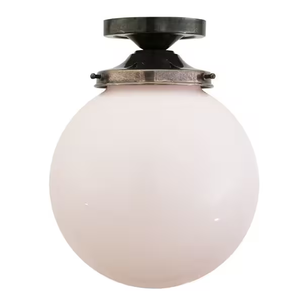 Yerevan Opal Glass Flush Ceiling Light