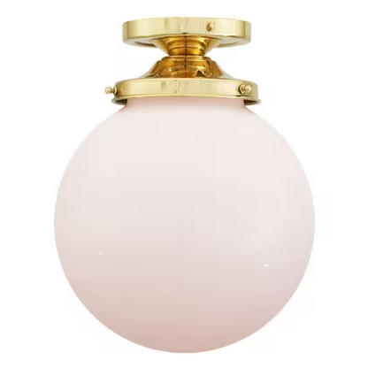 Yerevan Opal Glass Flush Ceiling Light